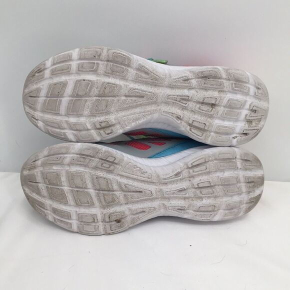 Fila Girl's Superstride 2 Gray Grey Pink Multi Rainbow Laces Big Kid Girls 1 - Picture 7 of 8